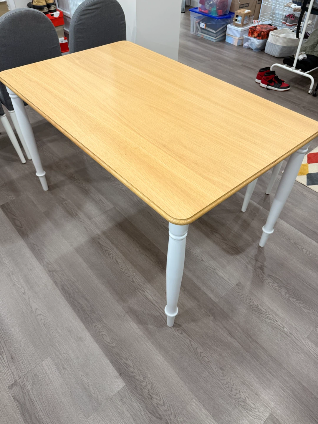 Dining Table Set with 4 Chairs and Bench