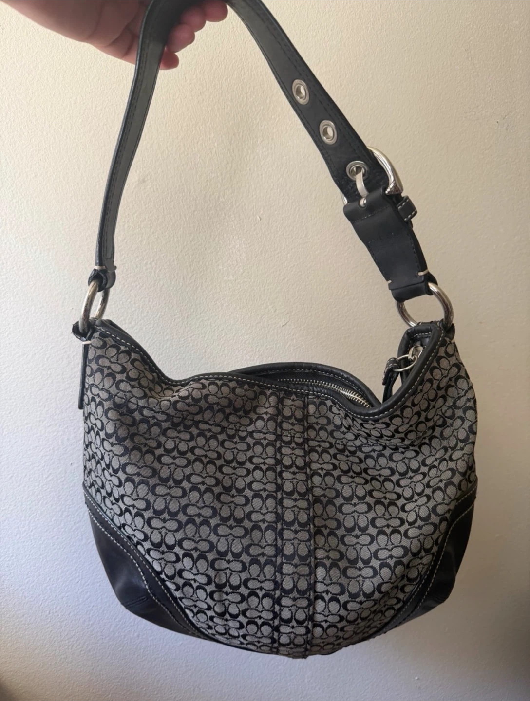 Vintage Coach Medium Black Soho Hobo bag - photo 3