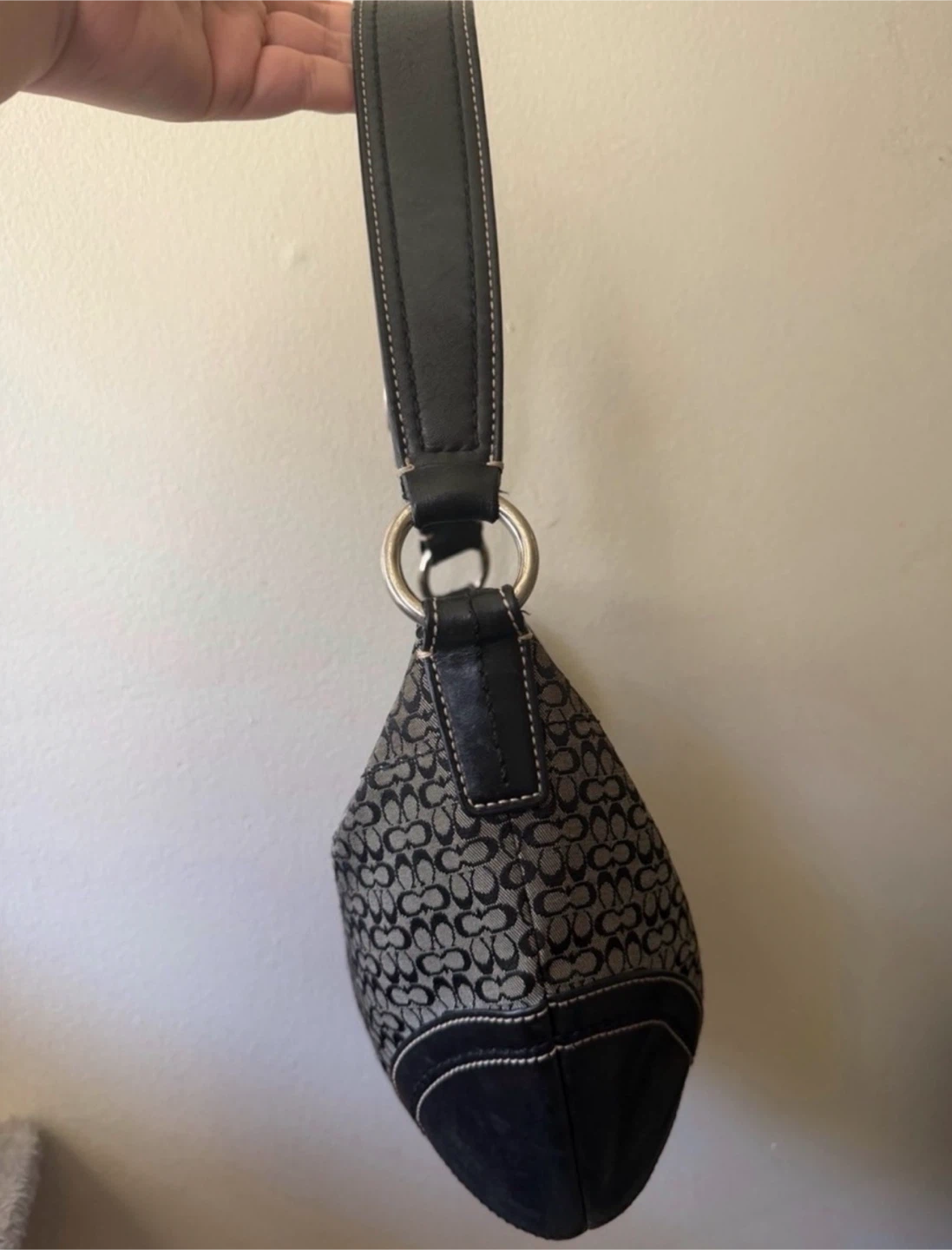 Vintage Coach Medium Black Soho Hobo bag - photo 4