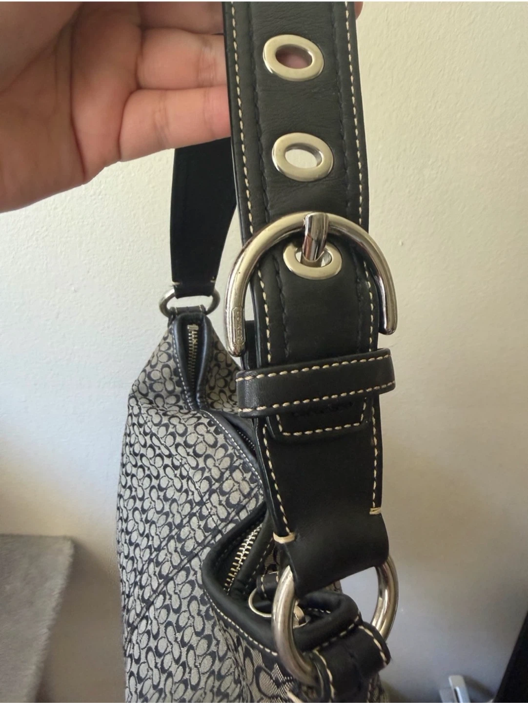 Vintage Coach Medium Black Soho Hobo bag - photo 5