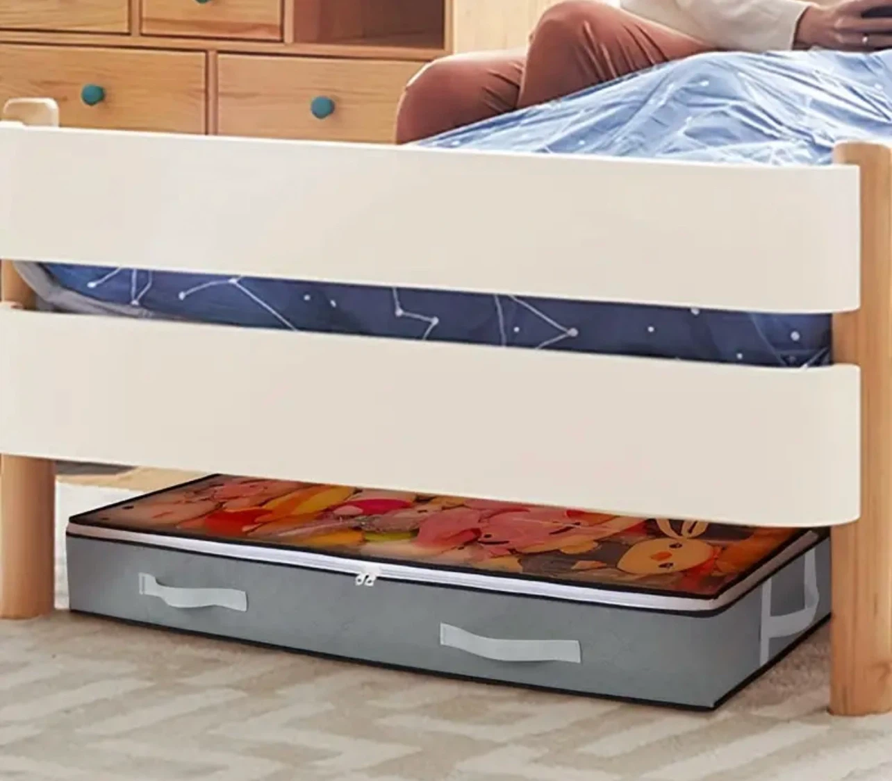 New-Under Bed Storage Organizer Box