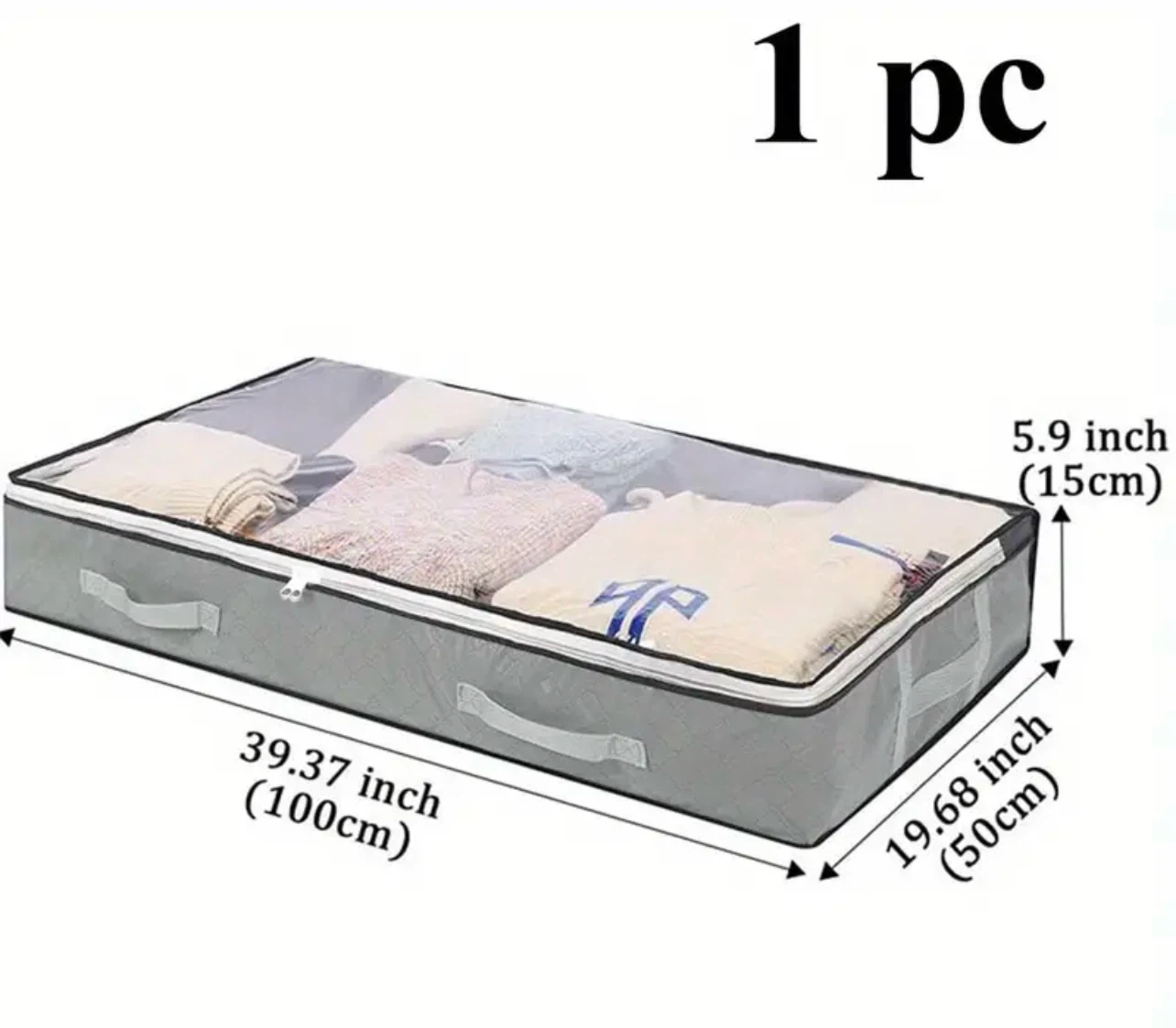 New-Under Bed Storage Organizer Box - photo 2