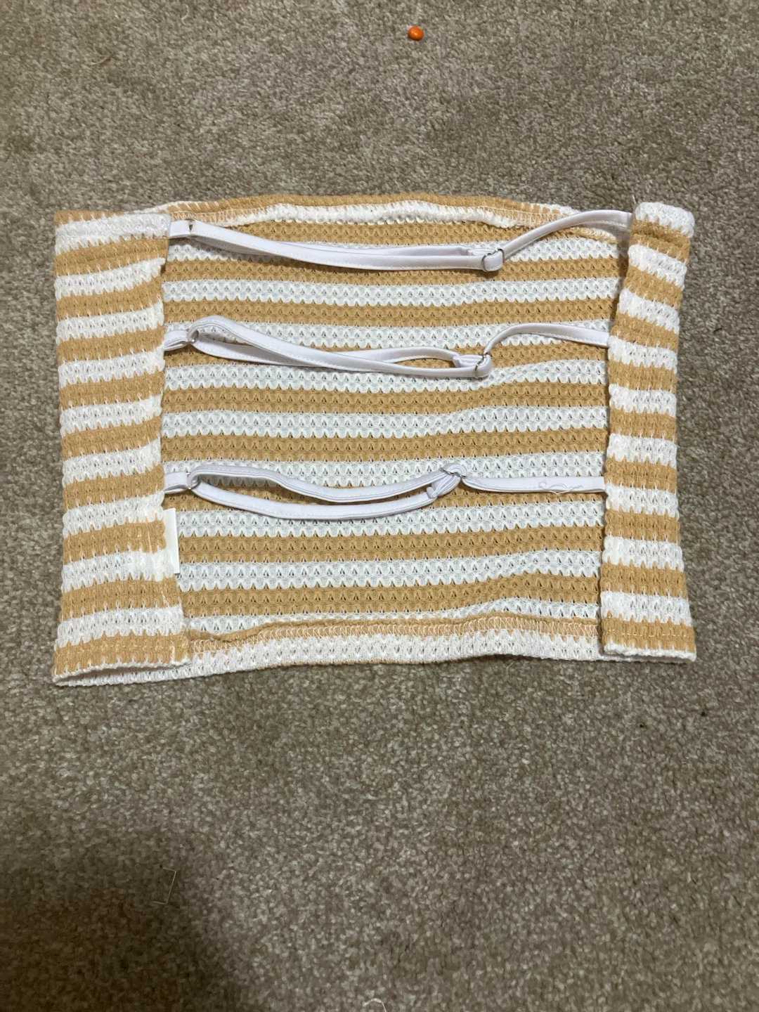Striped Strapless Tube Top - photo 2