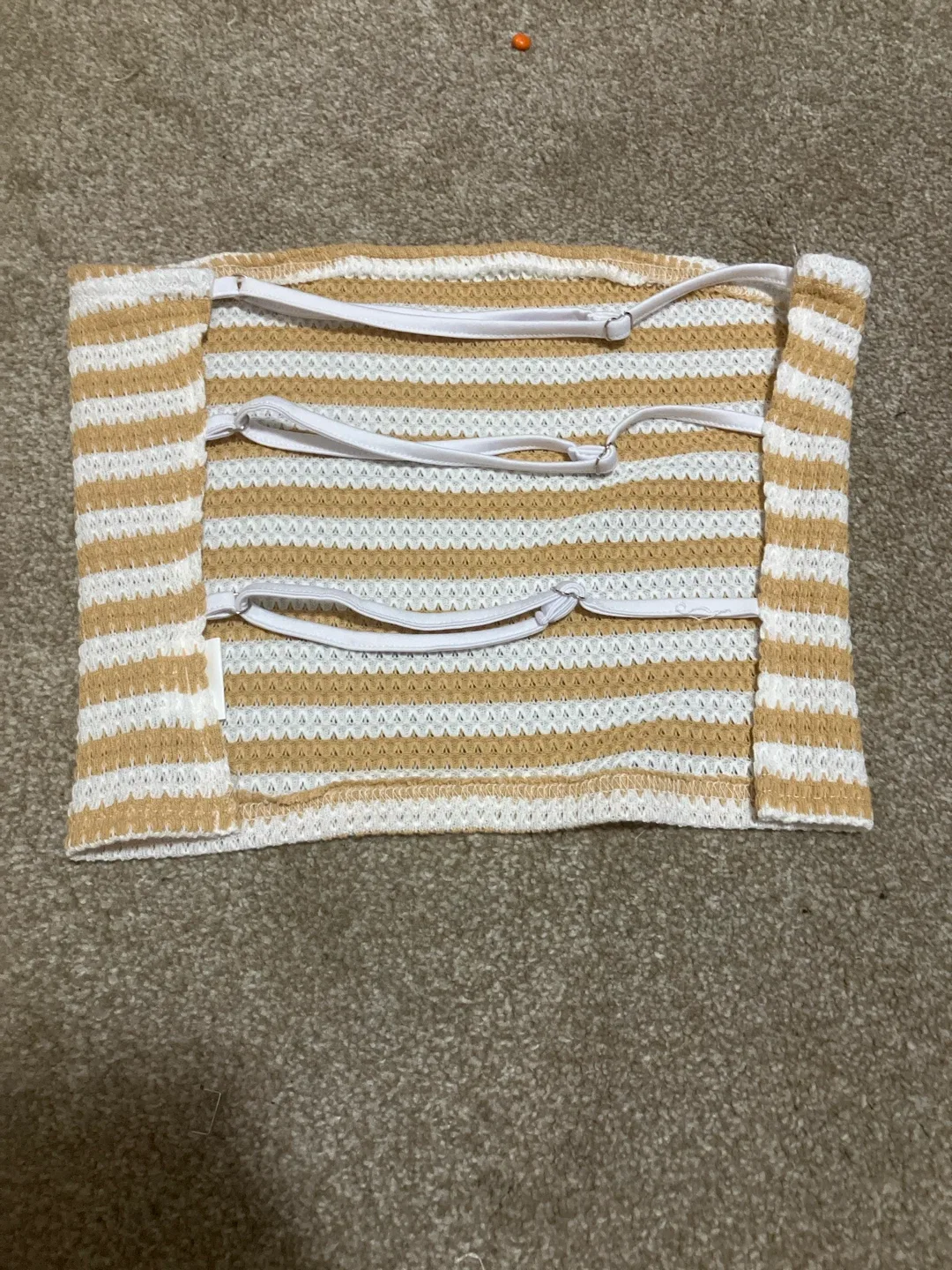 Striped Strapless Tube Top - photo 2