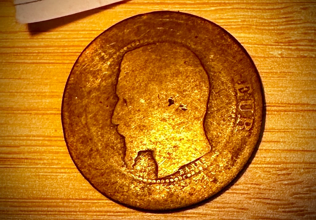 1855 Rare French Centimes