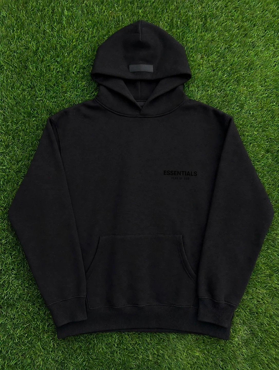 Essentials black hoodie