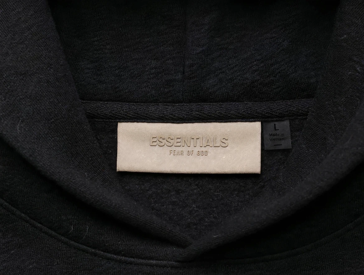 Essentials black hoodie - photo 3