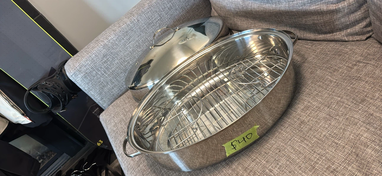 Stainless Steel Roasting Pan with Rack