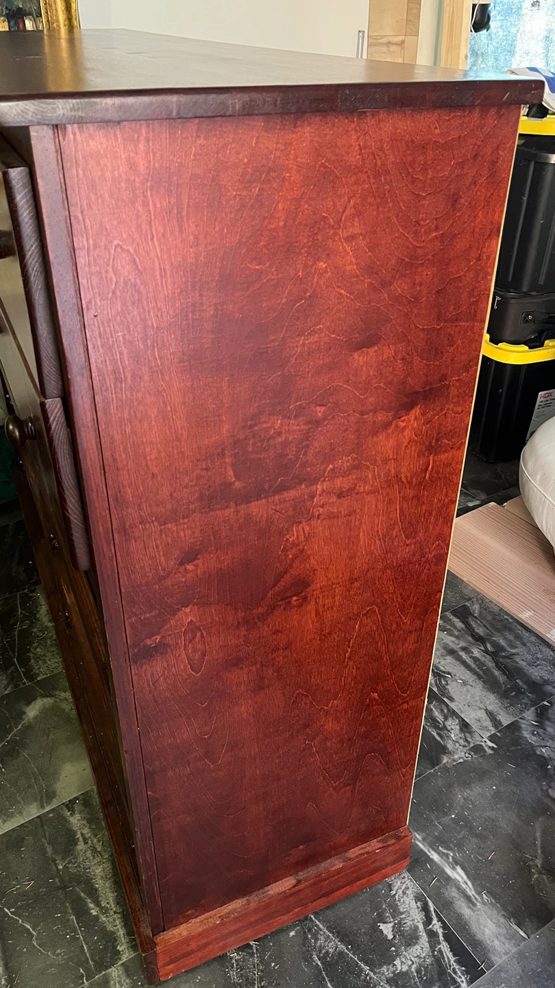 Dark Wood Dresser - 10 Drawer - photo 2