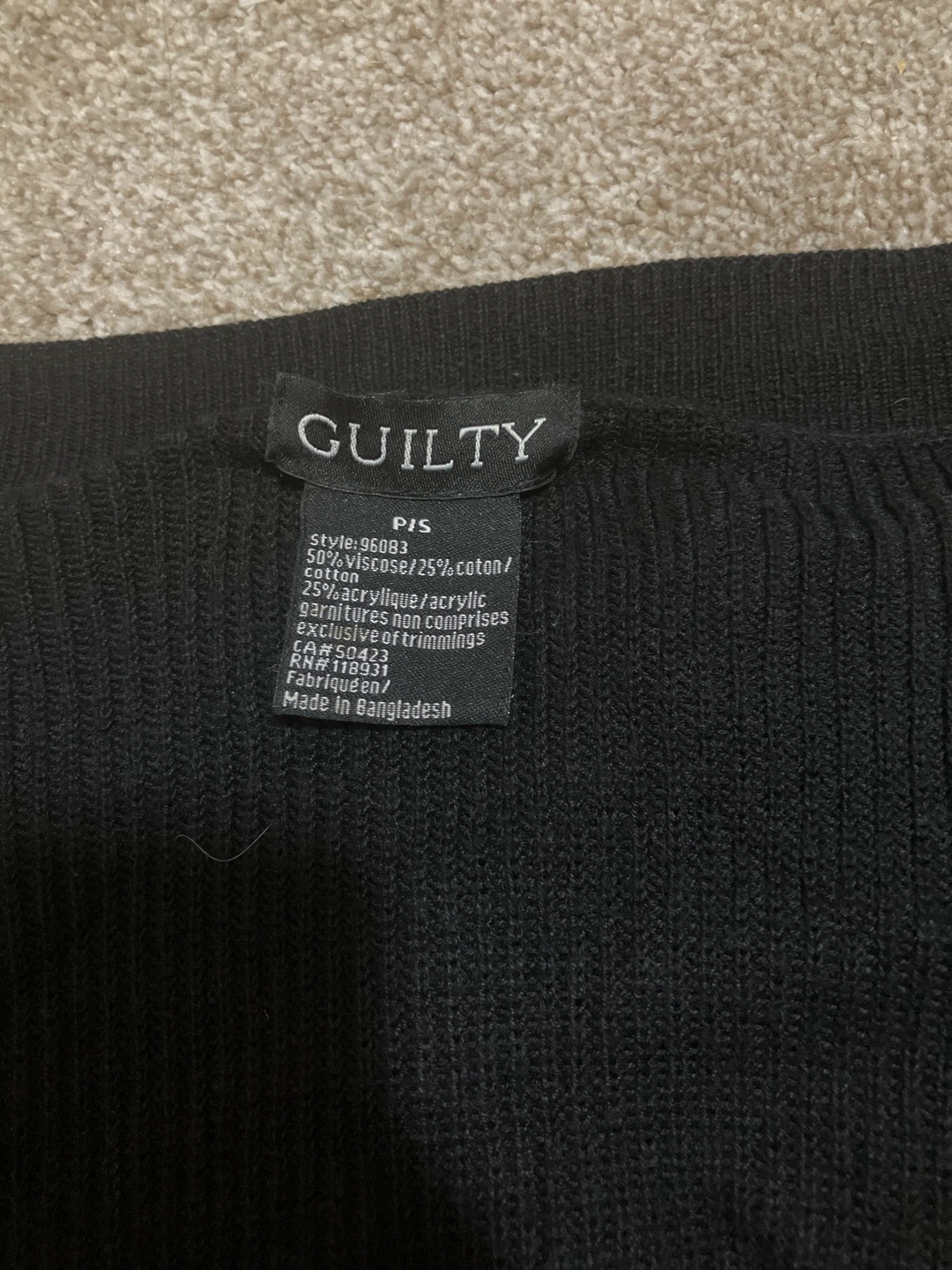 GUILTY Women's Black Cardigan - photo 2