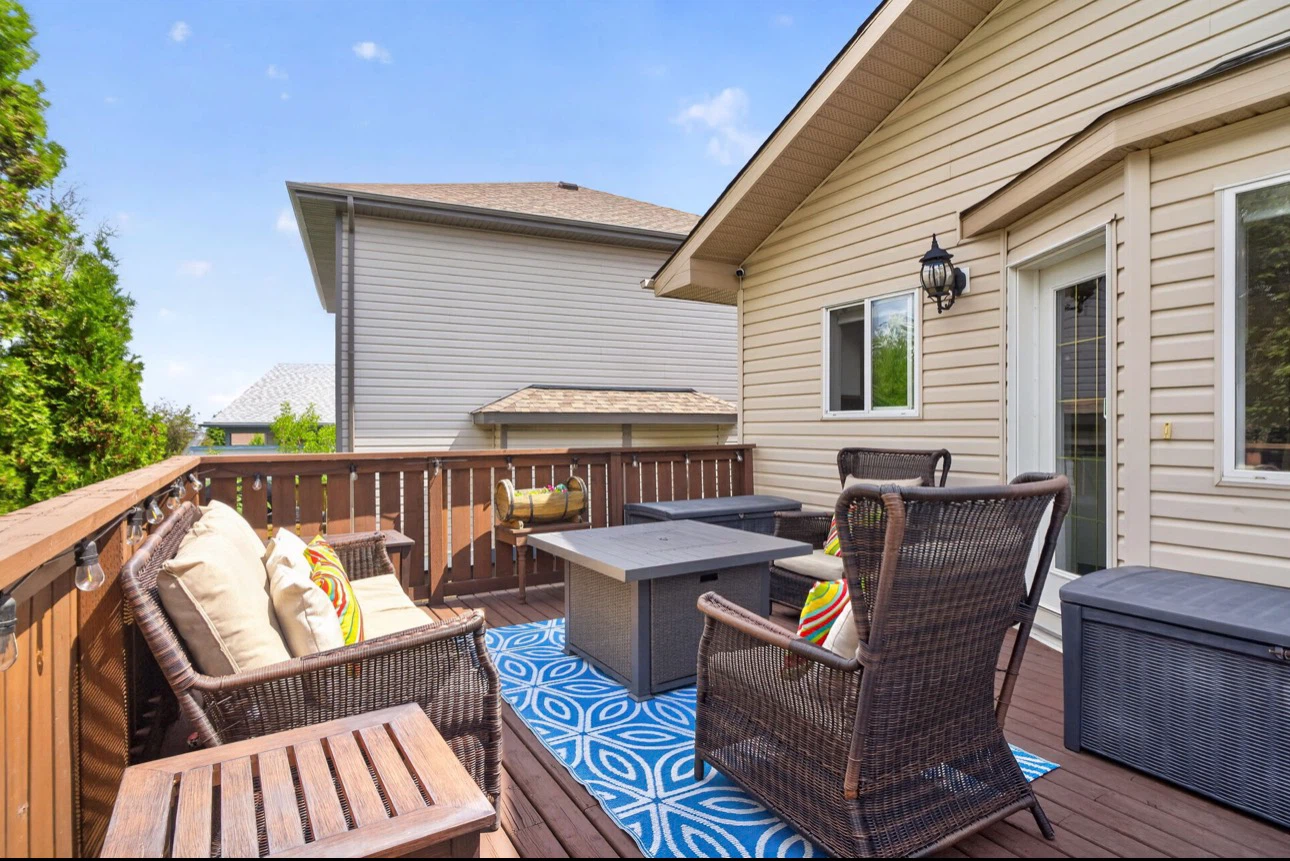 Outdoor Patio Furniture Set with Fire Table - photo 3