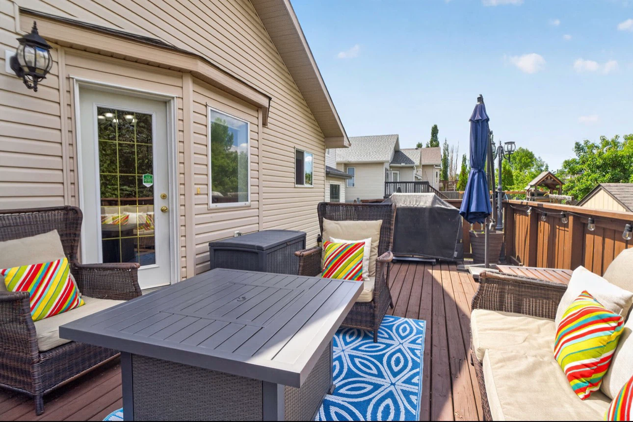 Outdoor Patio Furniture Set with Fire Table - photo 4
