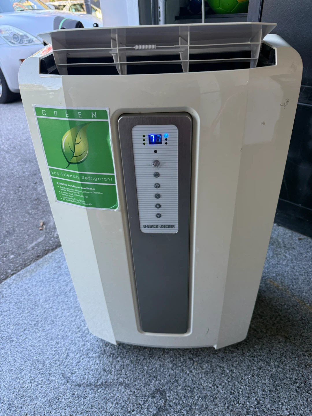 Black & Decker 8,000 BTU Portable AC / Fan - Untested / As-Is