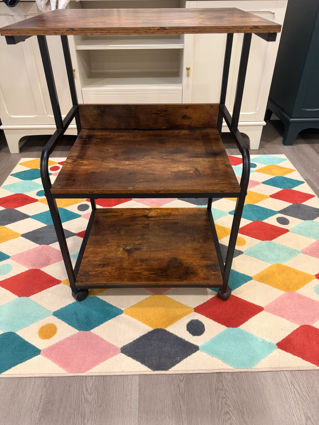 Rolling Cart with Shelves