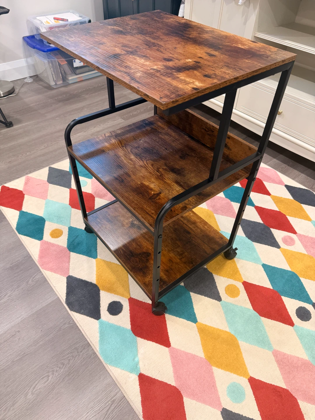Rolling Cart with Shelves - photo 4