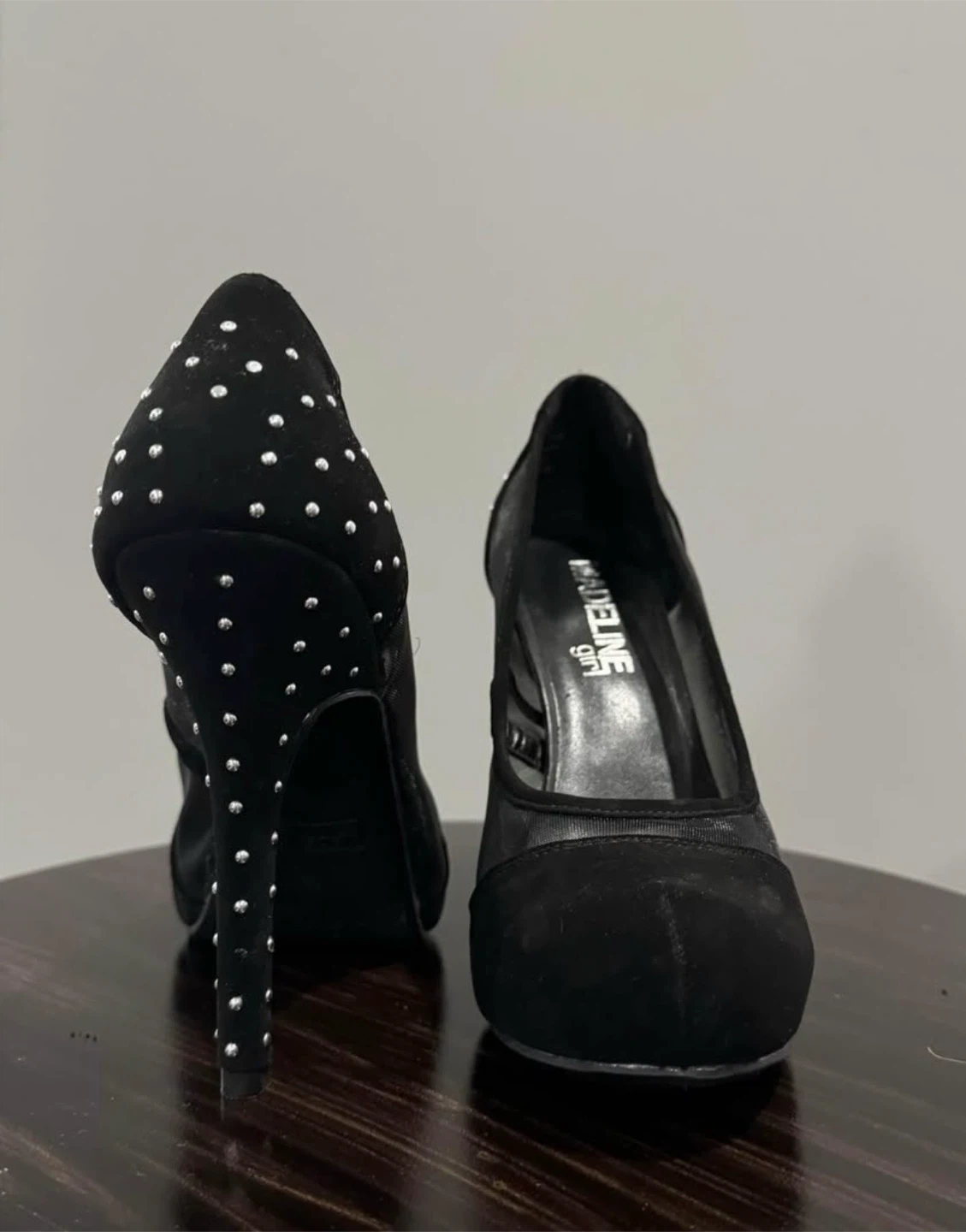 Black Studded Heels - photo 2