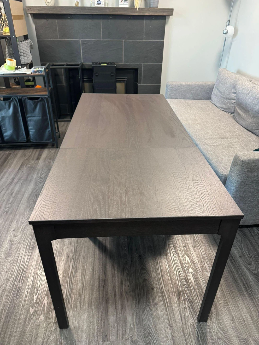 Expandable Dining Table with 2 Benches