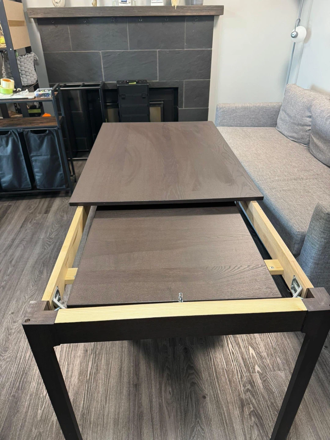 Expandable Dining Table with 2 Benches - photo 3