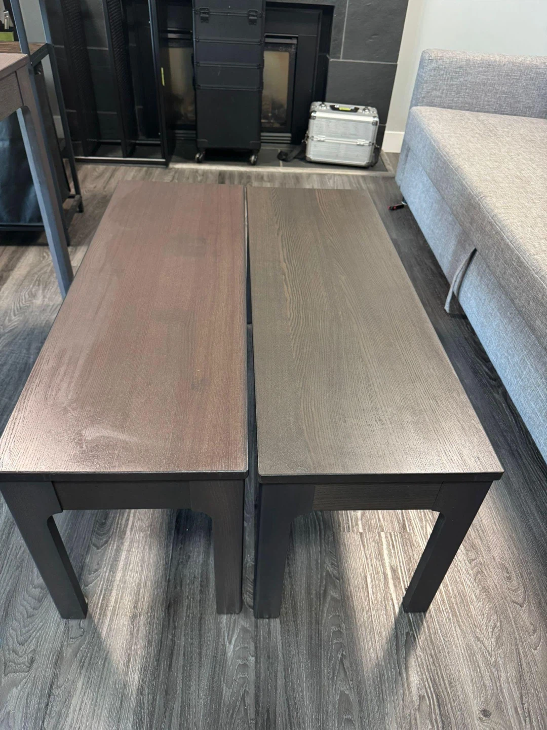 Expandable Dining Table with 2 Benches - photo 4