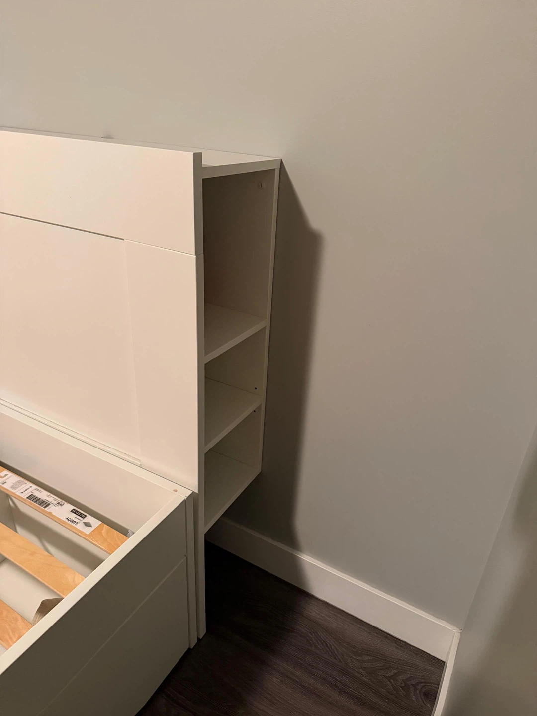 White Queen Storage Bed Frame - photo 3