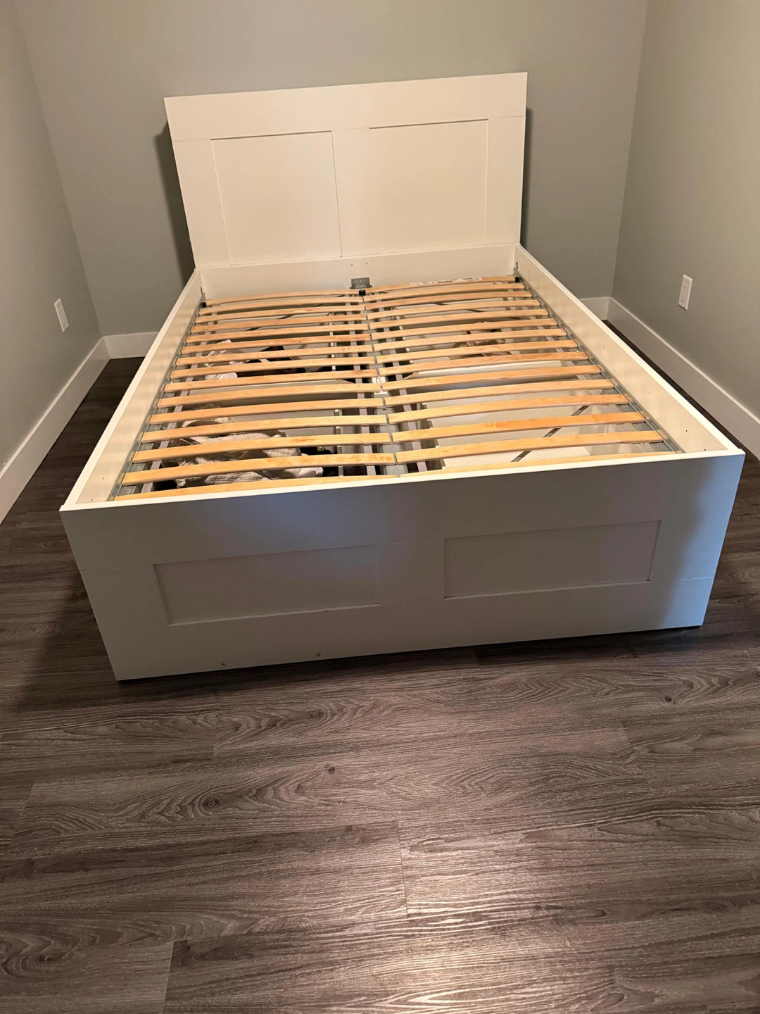 White Queen Storage Bed Frame - photo 4