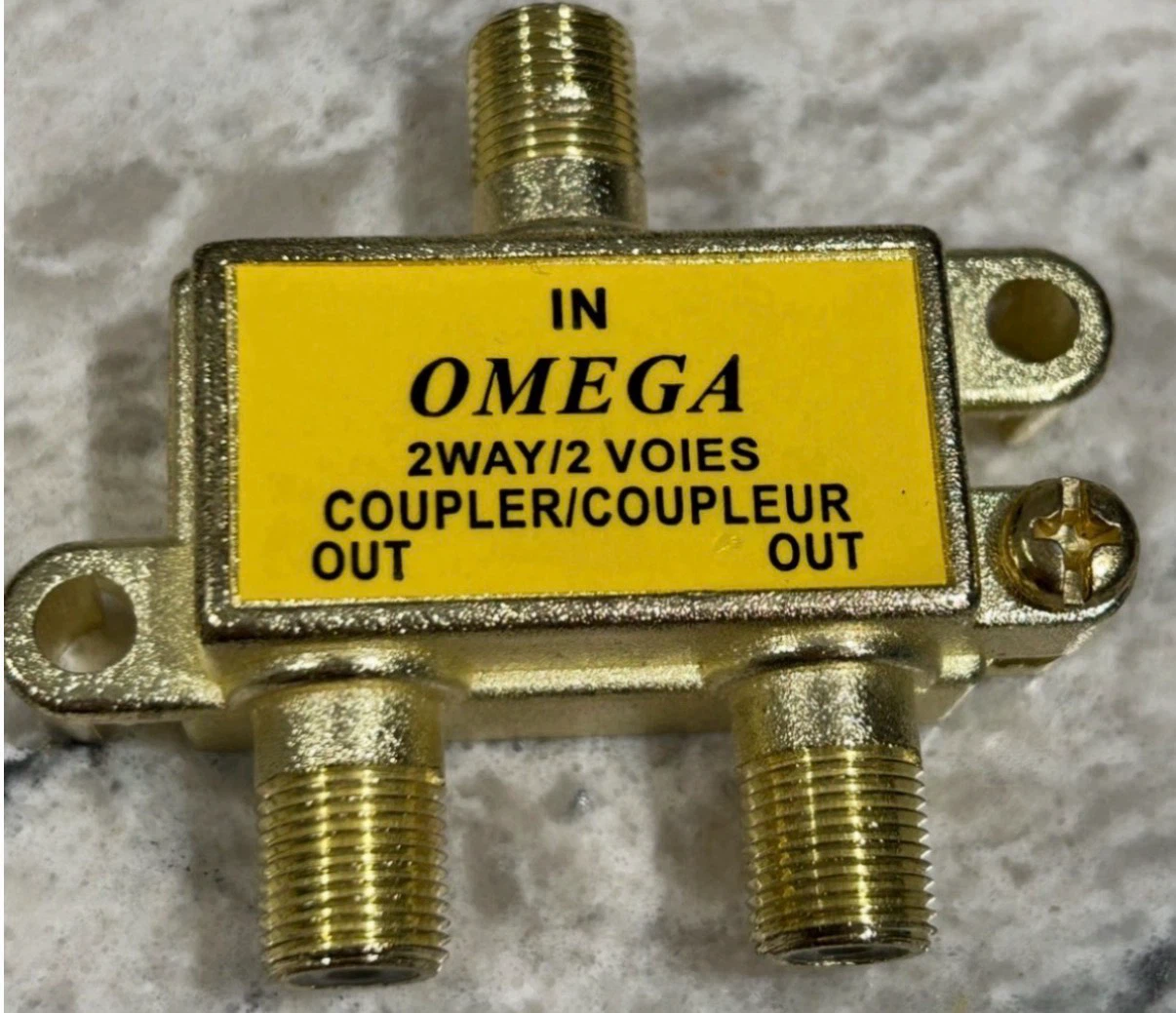 2-Way UHF-FM Coaxial Cable Splitters/Couplers ($3 ea/all for $5) - photo 2