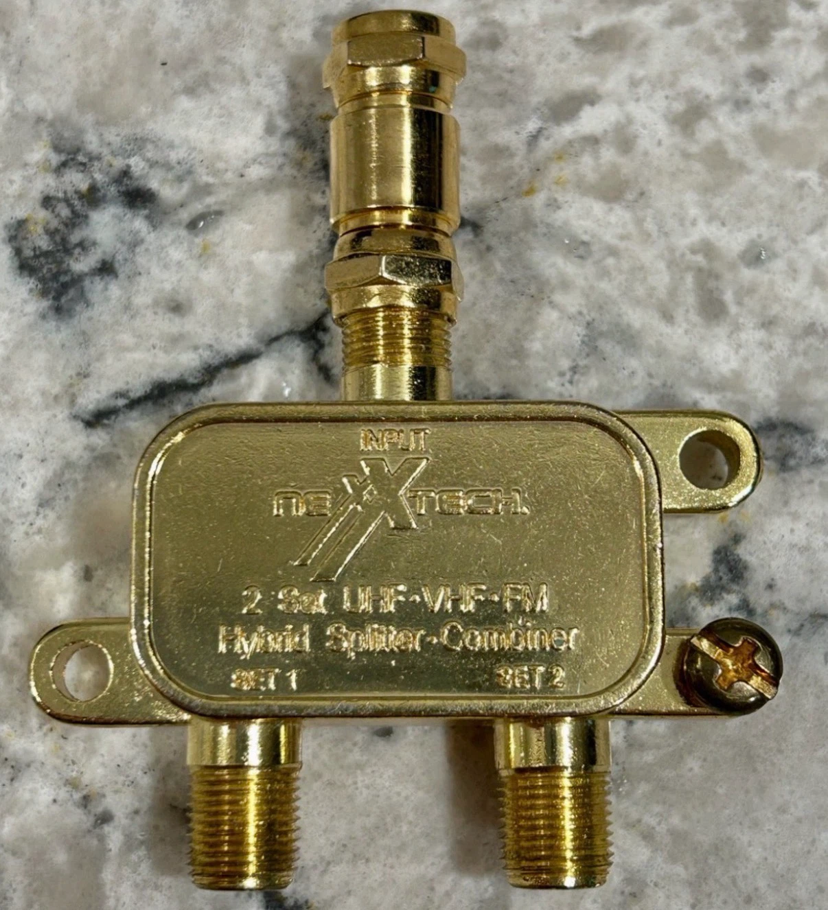 2-Way UHF-FM Coaxial Cable Splitters/Couplers ($3 ea/all for $5) - photo 3