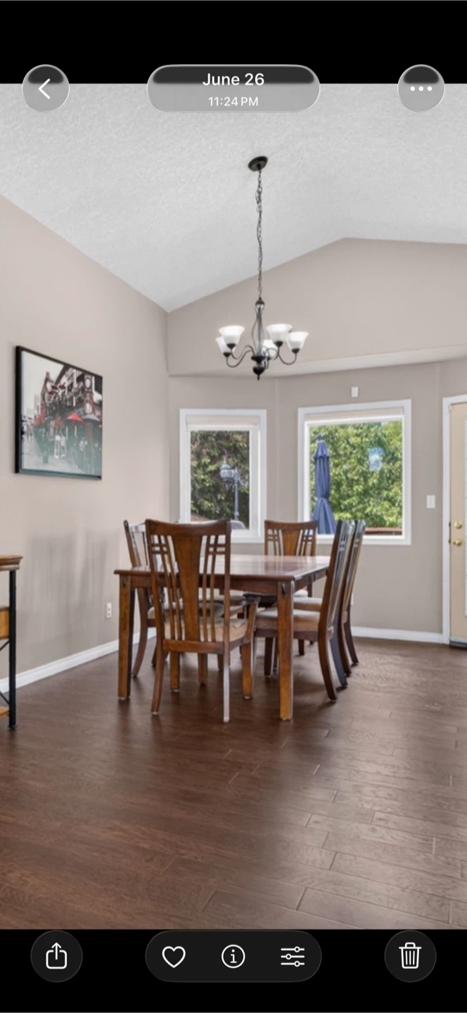 Wooden Dining Set with 6 Chairs - photo 2