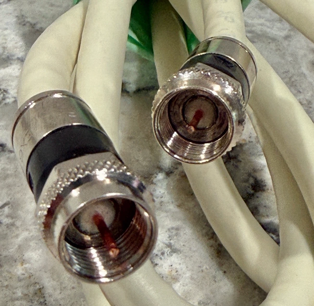 6ft White and Cream Coax Cable ($5 each) - photo 5