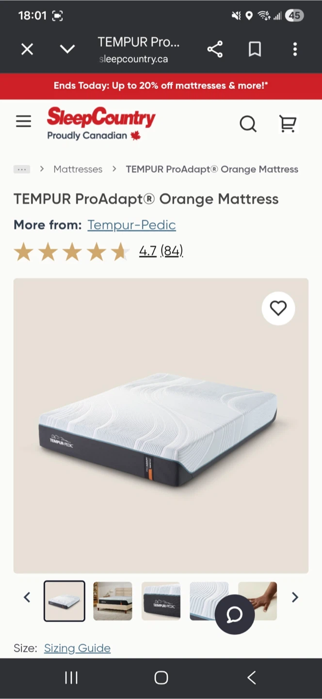 King Size TEMPUR-ProAdapt® Firm Mattress - photo 4