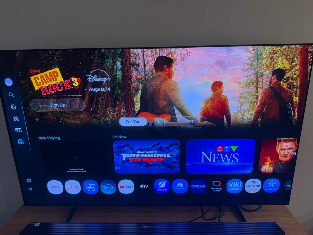 Samsung Soundbar with Subwoofer
