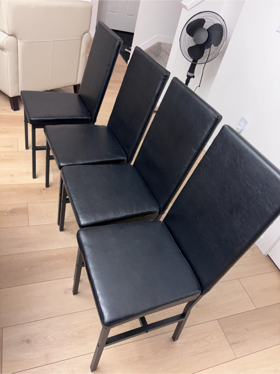 Marble Top table with Black Metal Legs - photo 3