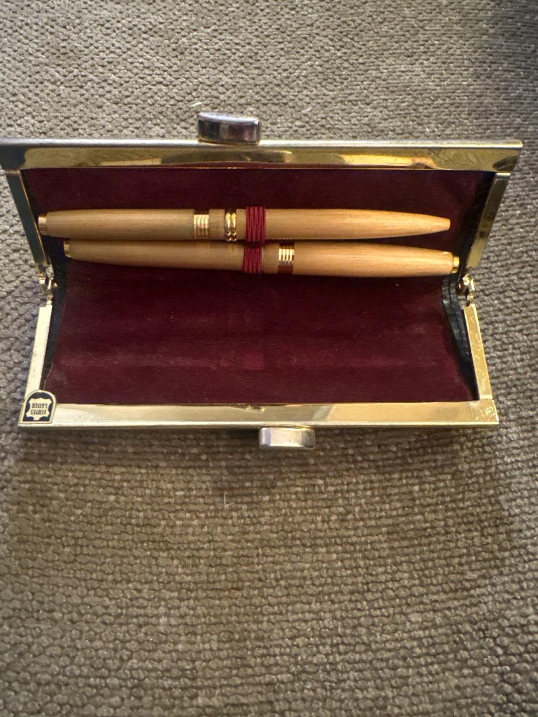 Vintage writing Set with leather Case - photo 2