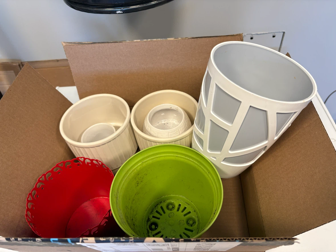 Assorted Planters and Ramekins