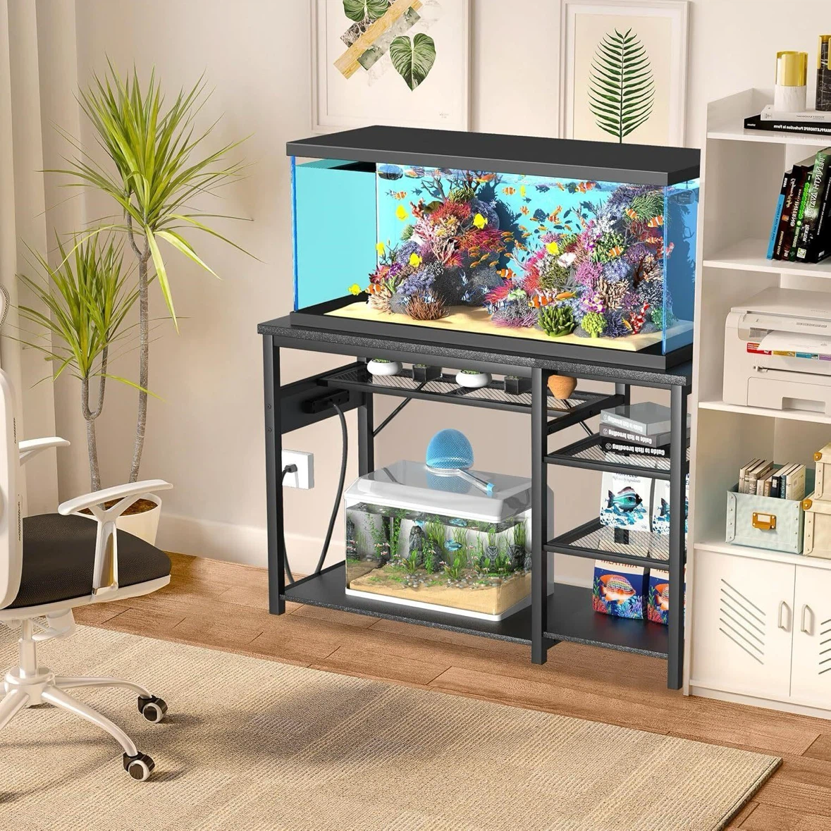 GRLEAF 40-50 GAL Aquarium Stand, 900LB - photo 2