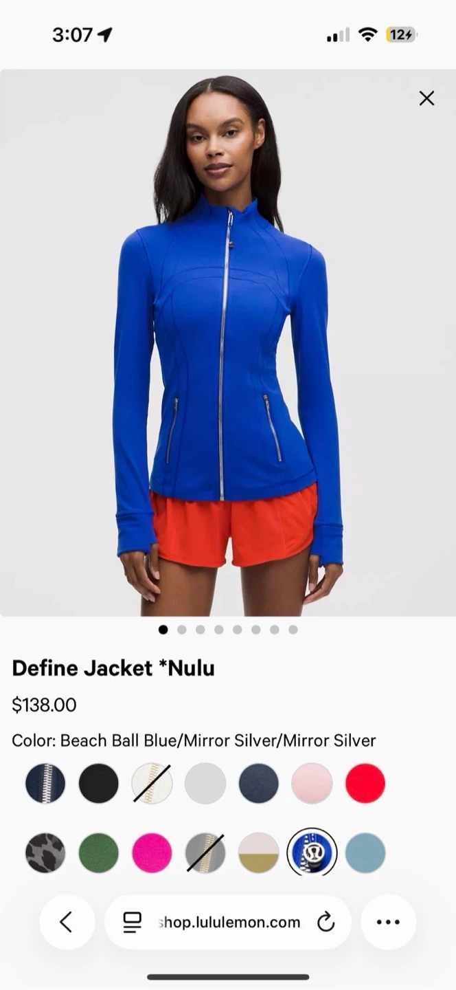 Lululemon Define Jacket - beach ball blue - photo 2