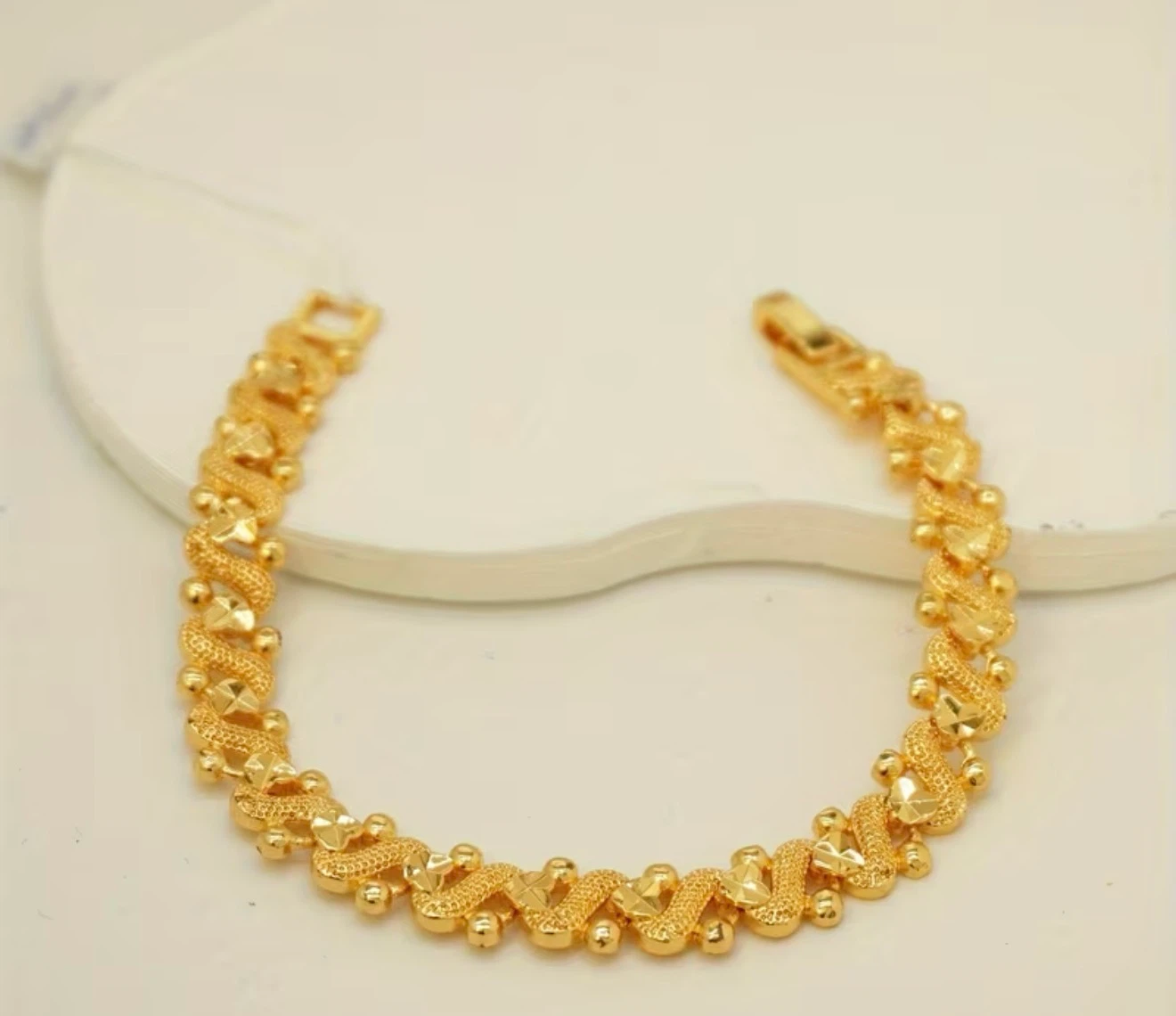 24K Plated Gold Tone Bracelet