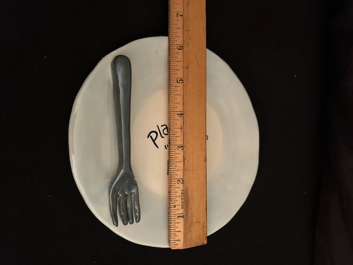 Collectible Blue Sky Clayworks "Place t-lite “15” here” plate - photo 4