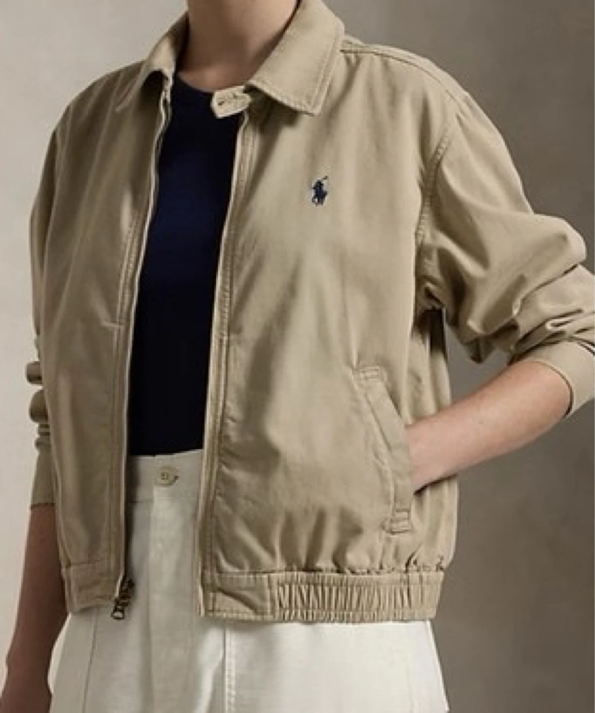 Polo Ralph Lauren Women’s cotton twill Jacket Khaki (size L) - photo 5
