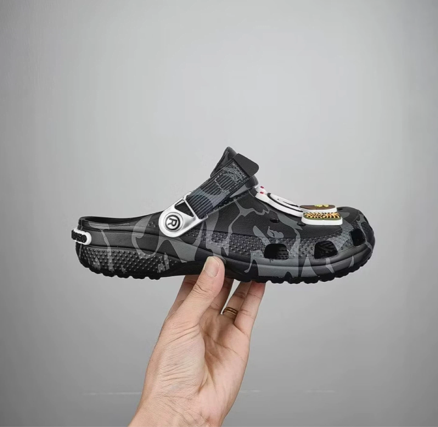 Crocs Camo Clogs with Charms