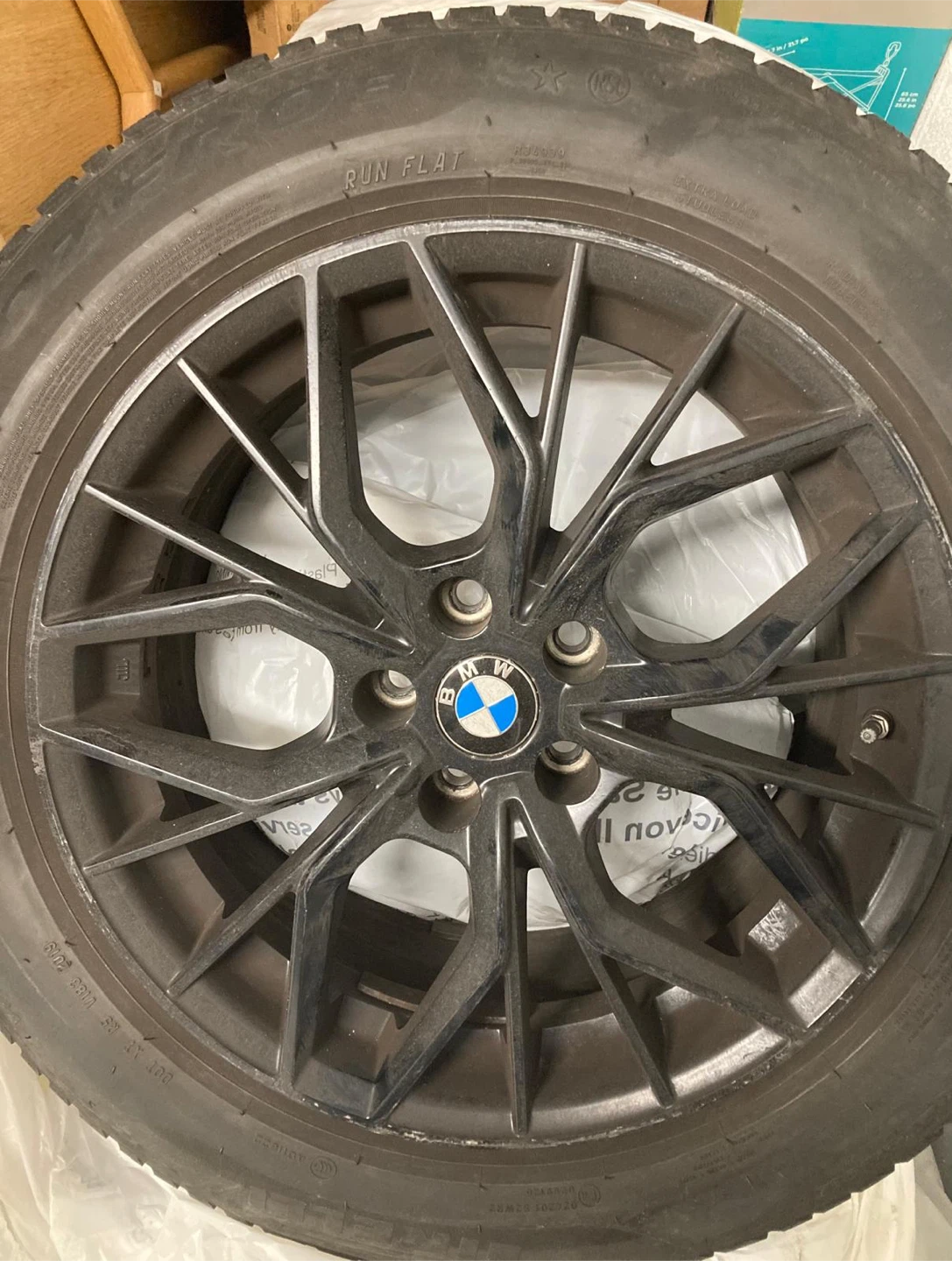 18" BMW OEM Alloy Rims(5x120)Fit X3/X4 + 2 FREE Pirelli RunFLAT