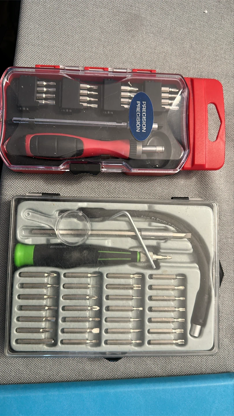 One of Precision Screwdriver Set with Multiple Bits