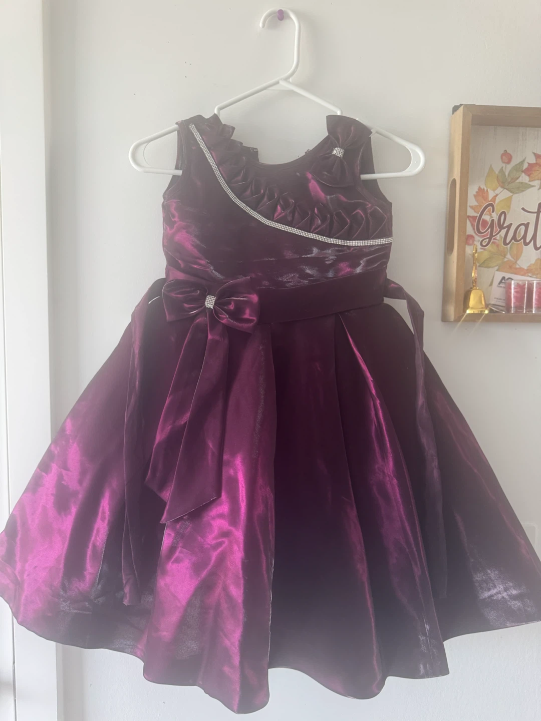 Girls' Purple Dress - photo 2