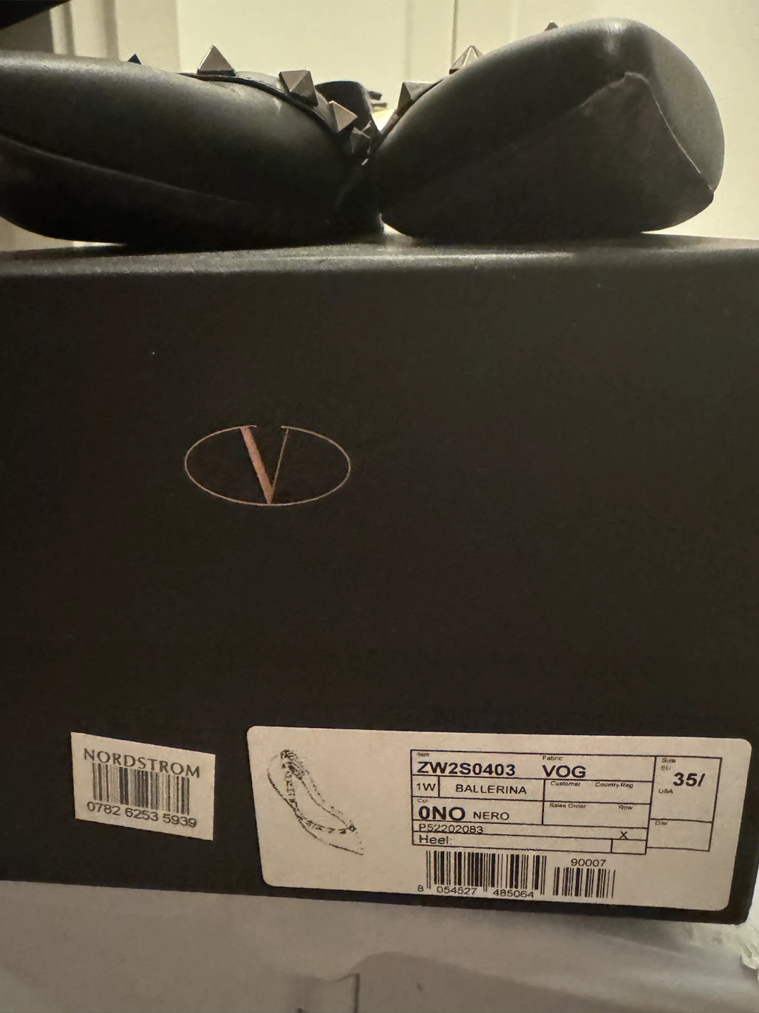 Valentino Rockstud Ballerina Flats - photo 2