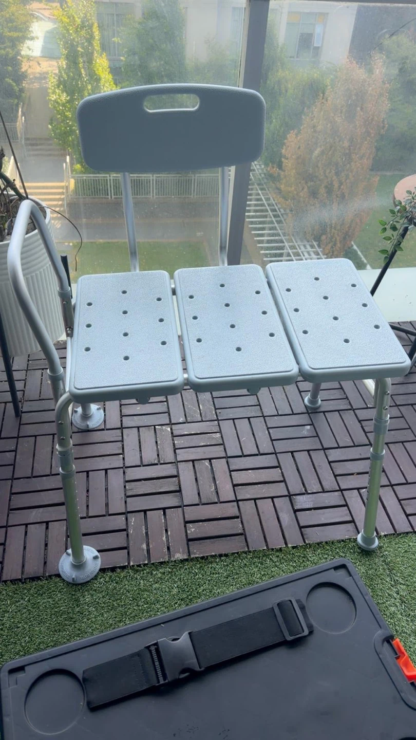 Medical Transfer bench ( Shower chair with back )