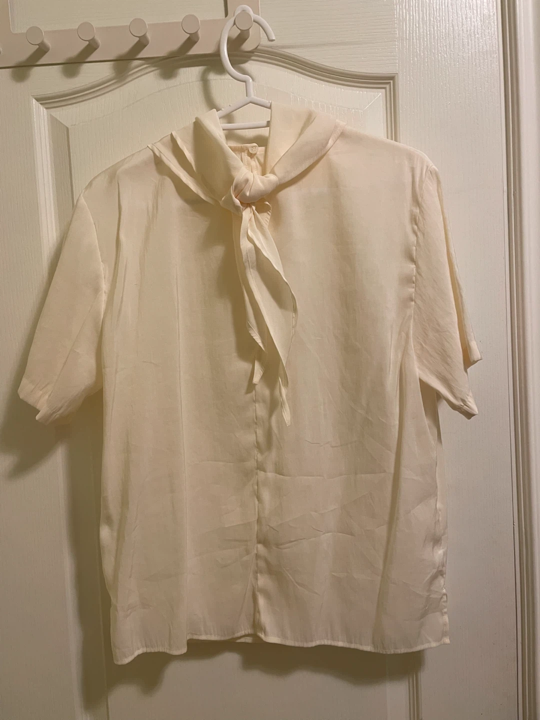 COS Draped Scarf-Detail Blouse (size M) - photo 3