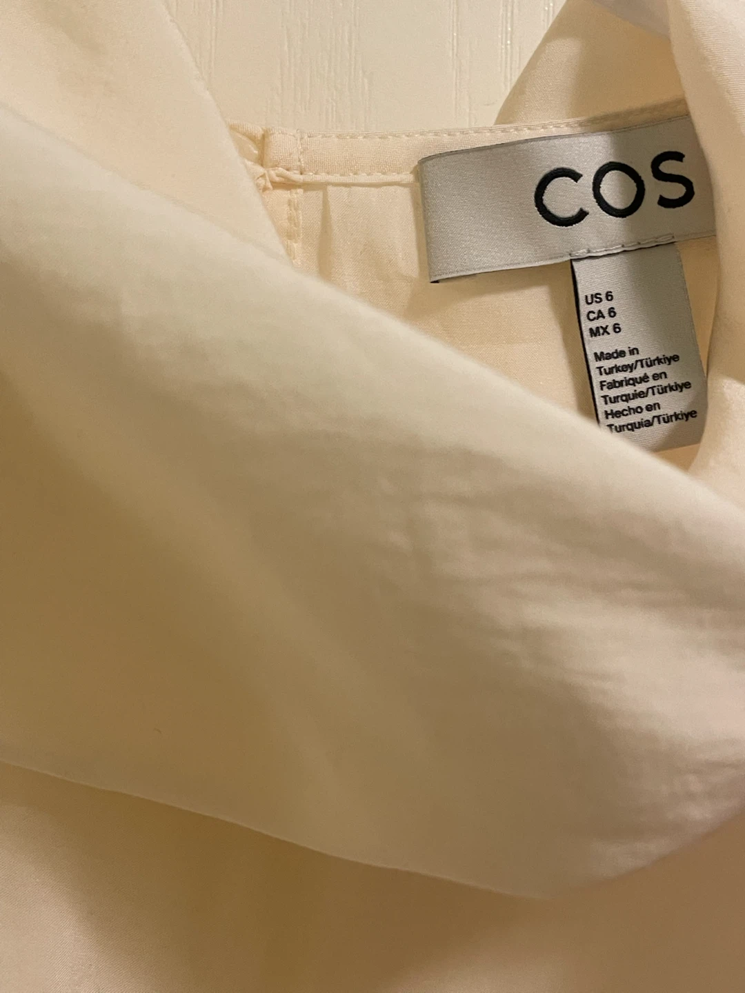 COS Draped Scarf-Detail Blouse (size M) - photo 4
