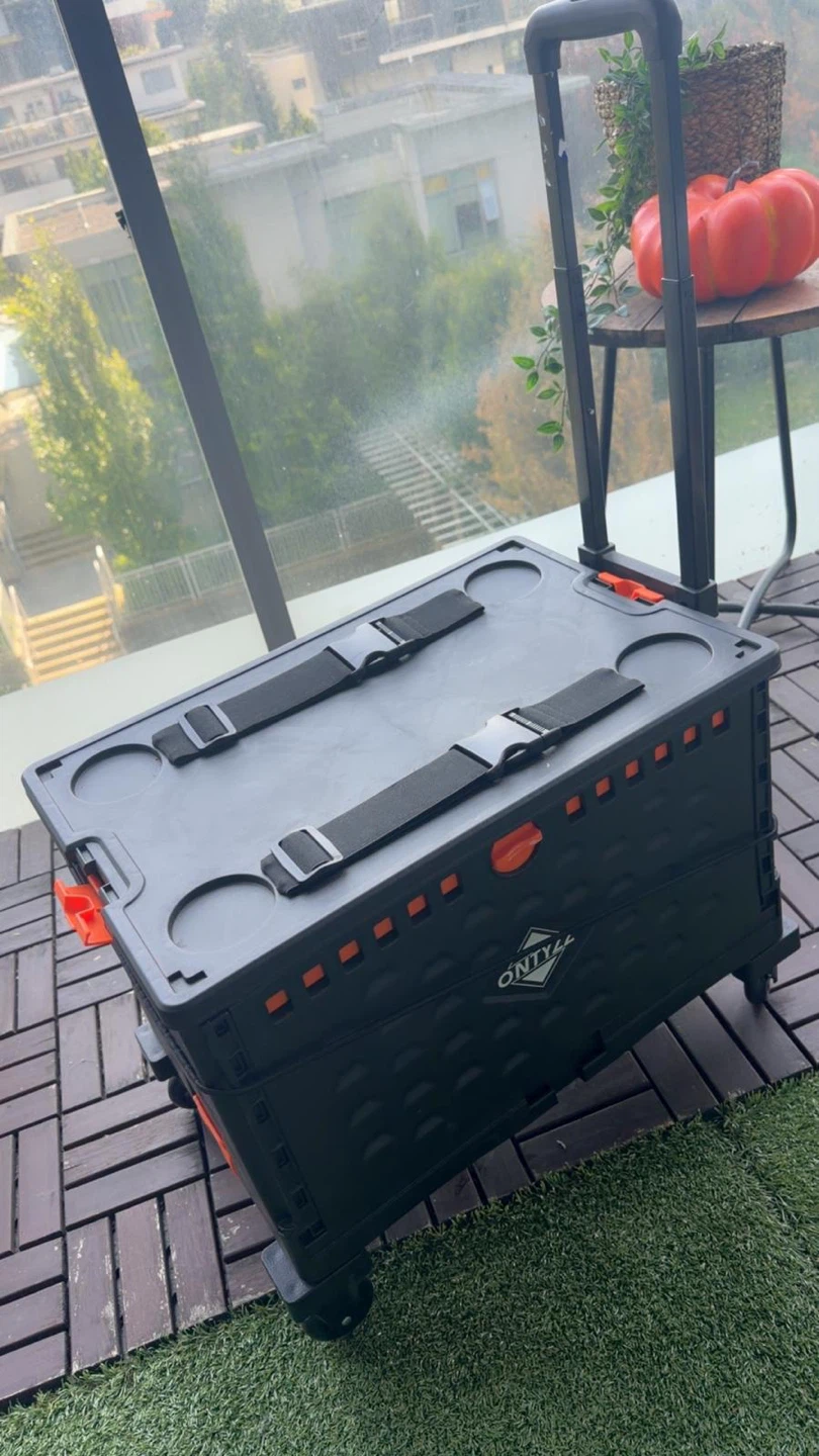 ONTLY Collapsible Rolling Cart