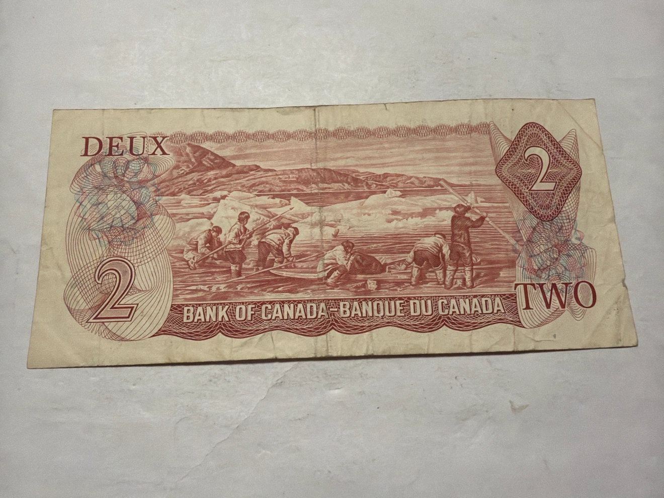 1974 Bank of Canada Two Dollar Bill - photo 2