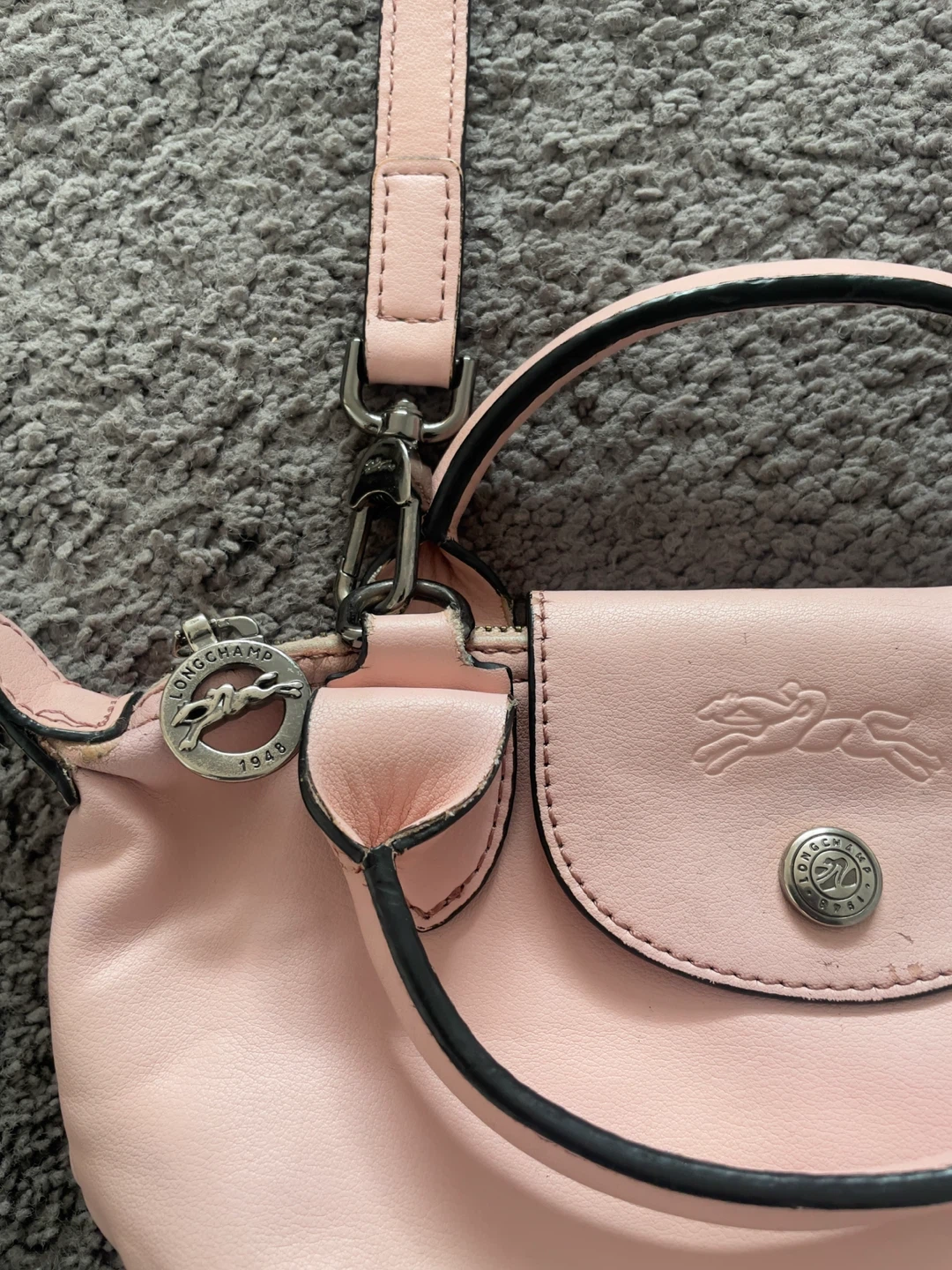 Longchamp Pink Leather Bag - photo 2